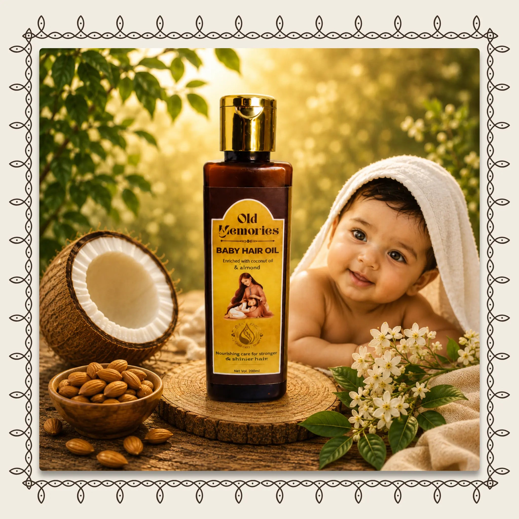 Baby Hair Oil for Growth | Natural & Gentle Hair Oil for Babies India