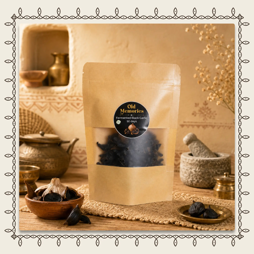 90 Days Fermented Black Garlic – Heart Health & Immunity Booster