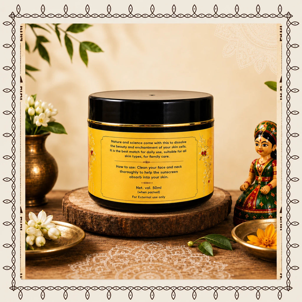Broad Spectrum Sunscreen Lotion for UVA UVB Protection & Skin Hydration